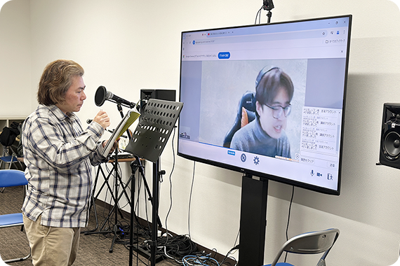 プロの声優さんが直接指導！オンラインで学べる本格レッスン